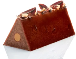 Moule à cake inox triangle avec insert tube 8,2 x 25 x ht 8 cm Martellato