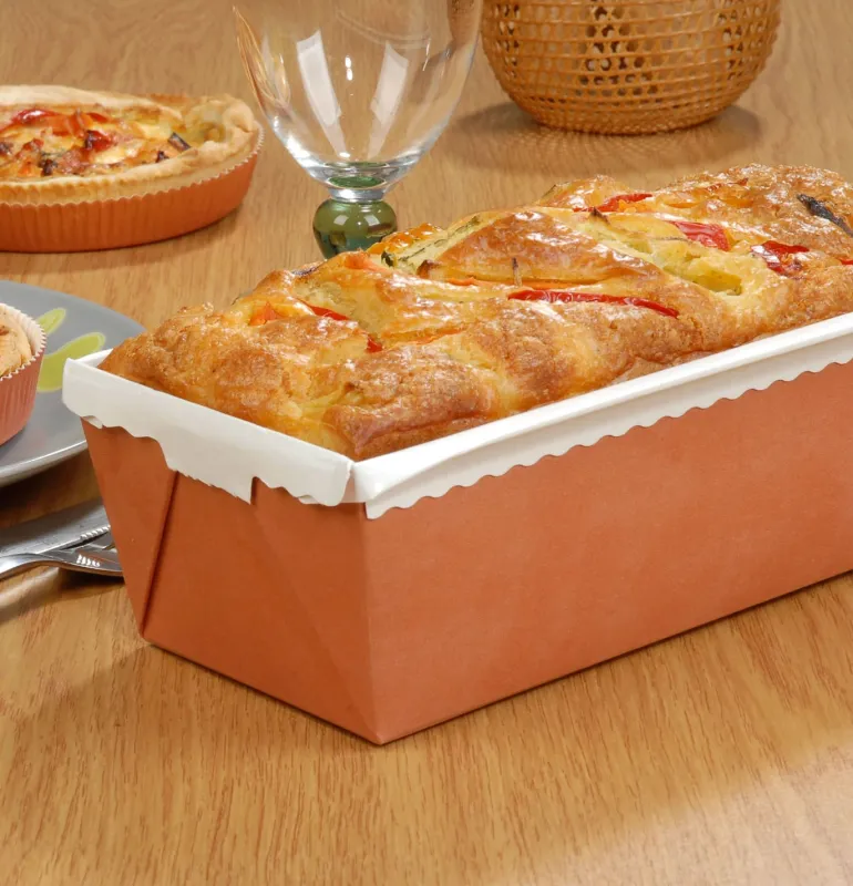 Moule à cake Optima carton renforcé 20 x 8,2 x ht 7 cm (x 40) Nordia