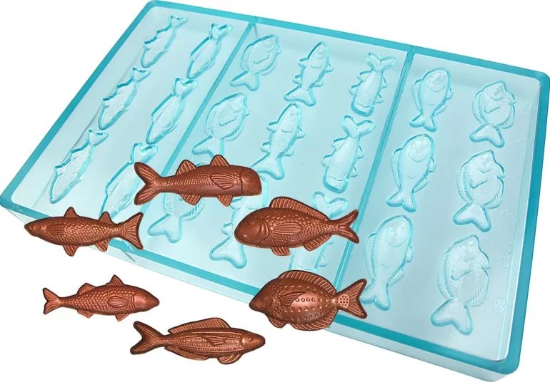 Moule chocolat Assortiment poissons