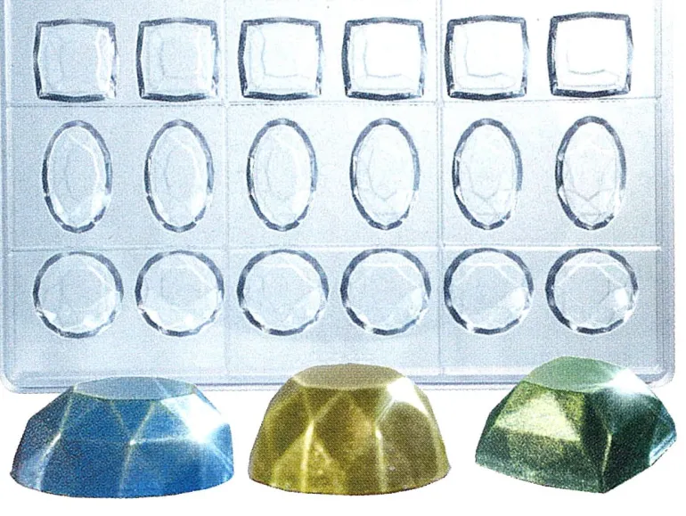 Moule chocolat assortiments diamants
