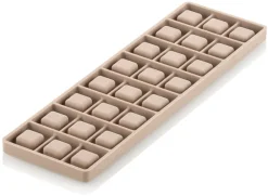 Moule chocolat avec insert 24 carrés 2,5 x 2,5 cm Silikomart