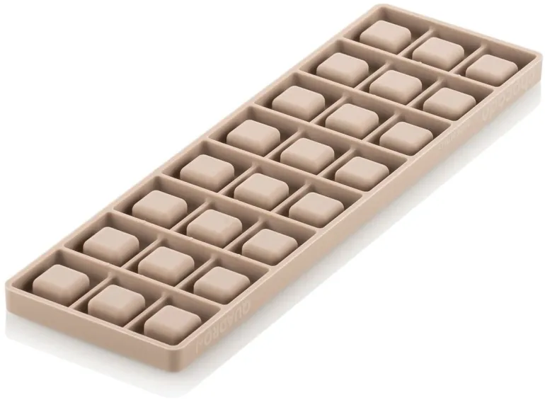 Moule chocolat avec insert 24 carrés 2,5 x 2,5 cm Silikomart