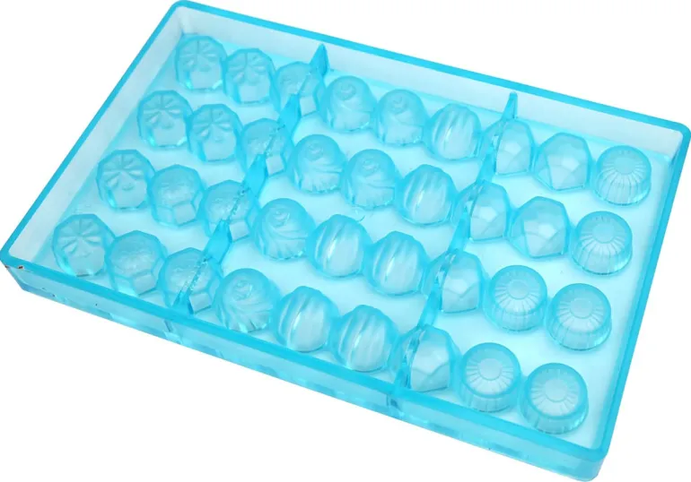 Moule chocolat 6 bonbons assortiments