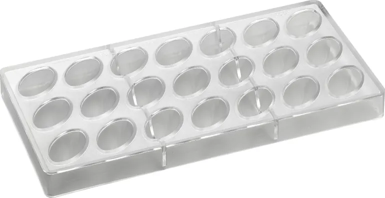 Moule chocolat bonbons ovale 21 empreintes Pavoni
