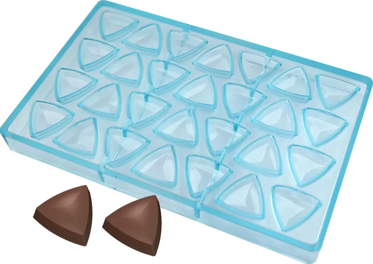 Moule chocolat bonbon triangle