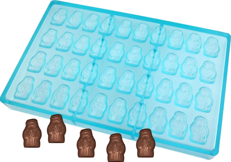 Moule chocolat bonhomme de neige