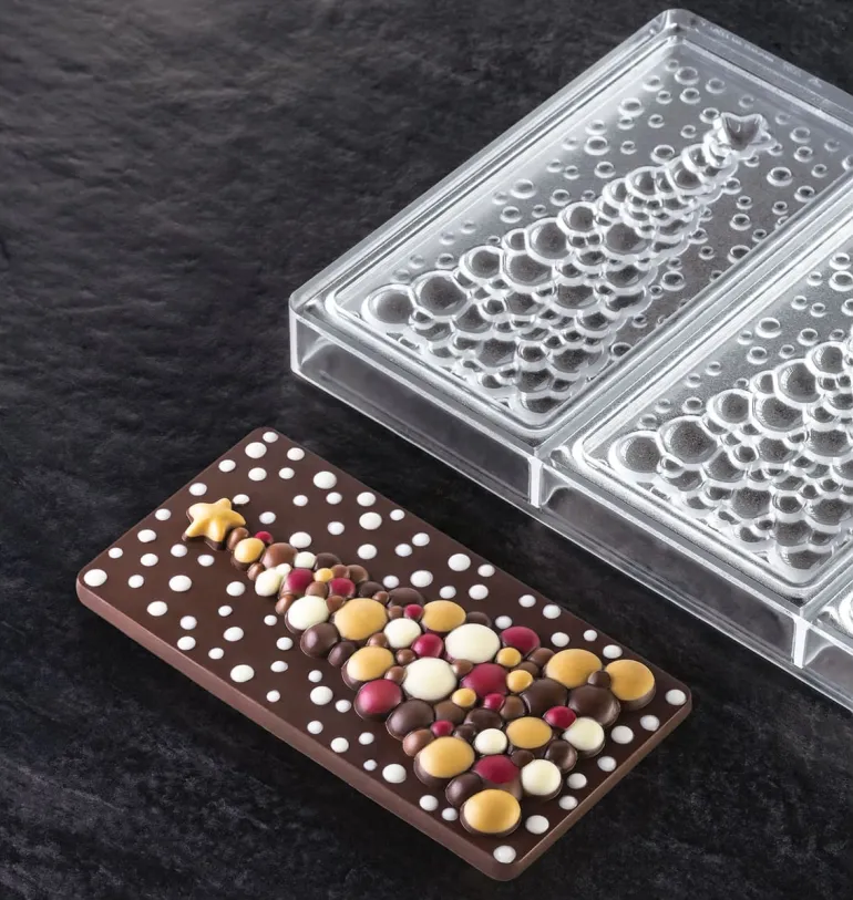 Moule chocolat Bubble Tree 3 tablettes Pavoni