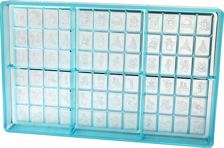 Moule chocolat calendrier de l'Avent