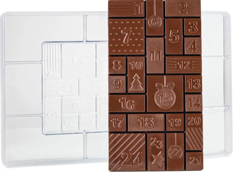 Moule chocolat Calendrier de l'Avent Martellato