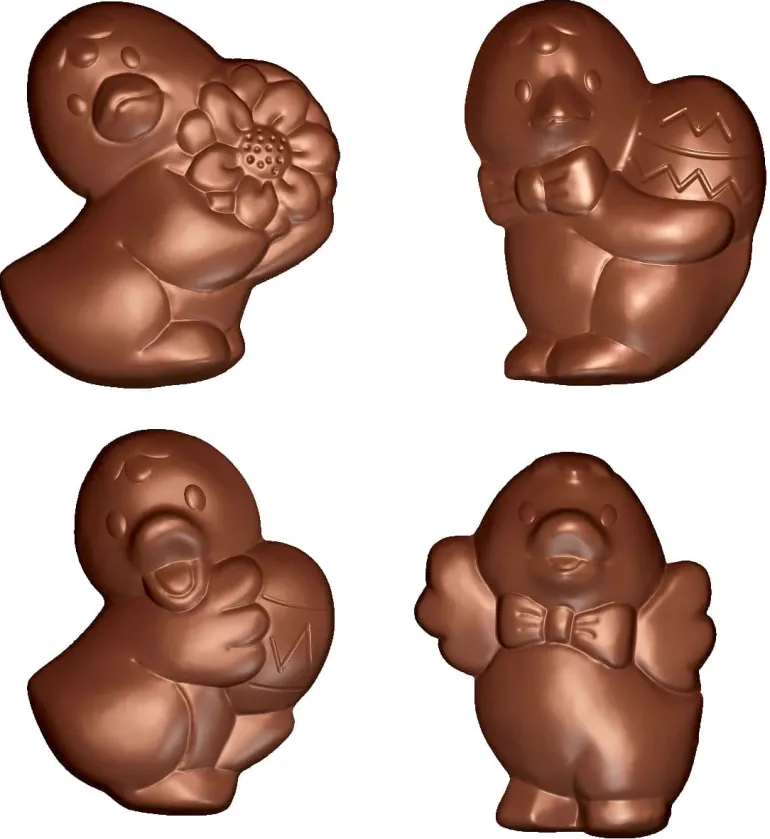Moule chocolat 4 canards