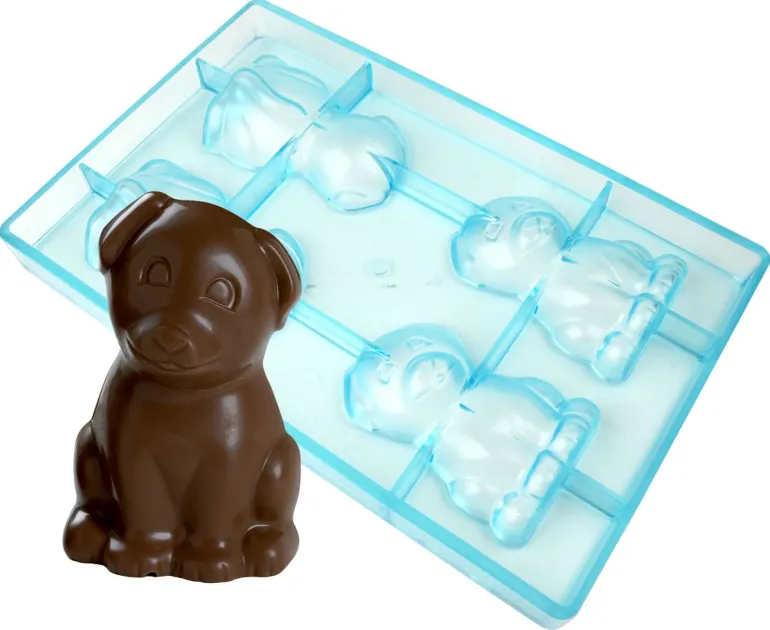 Moule chocolat chiot