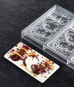Moule chocolat Christmas Friends 3 tablettes Pavoni