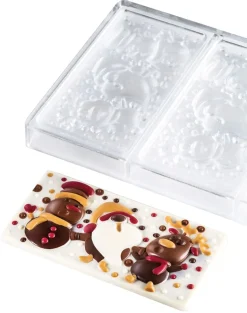 Moule chocolat Christmas Friends 3 tablettes Pavoni