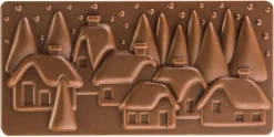 Moule chocolat Christmas Village 3 tablettes Pavoni