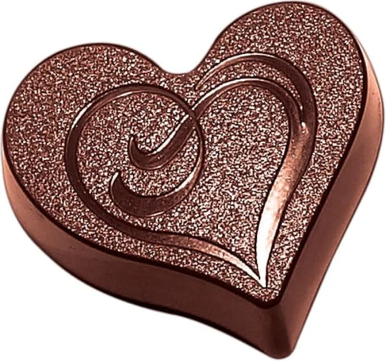 Moule chocolat 18 coeurs entrelacés