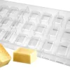 Moule chocolat 24 coques rectangles
