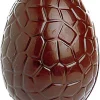 Moule chocolat demi-oeuf craquelé 8 empreintes