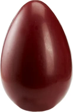 Moule chocolat demi-oeuf lisse 4 empreintes 13 x 8,7 cm