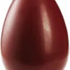 Moule chocolat demi-oeuf lisse 8 empreintes 10 x 6,7 cm