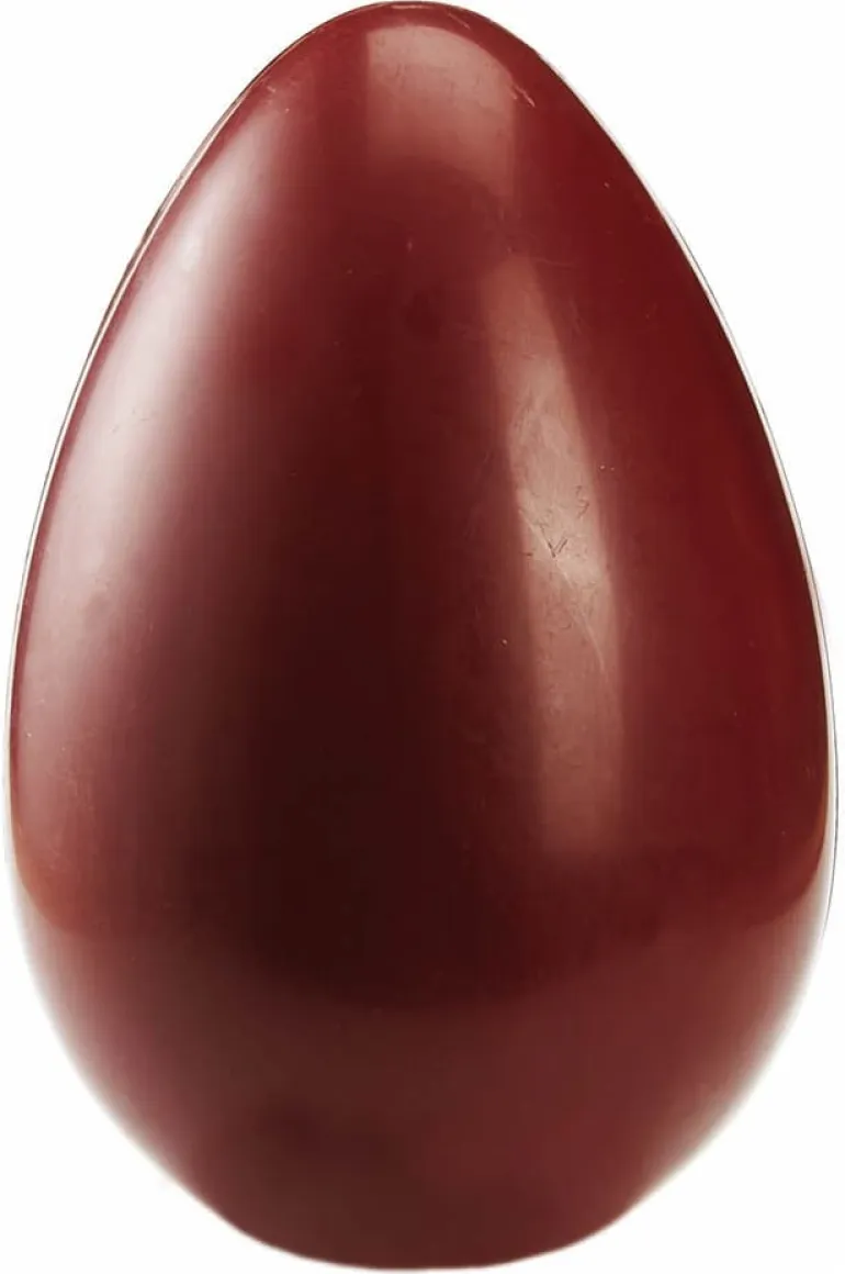 Moule chocolat demi-oeuf lisse 8 empreintes 10 x 6,7 cm