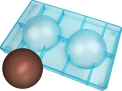 Moule chocolat 2 demi-sphères Ø 10 cm