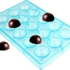Moule chocolat 15 demi-sphères Ø 4,1 cm