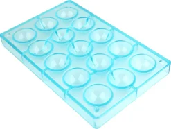 Moule chocolat 15 demi-sphères Ø 4,1 cm