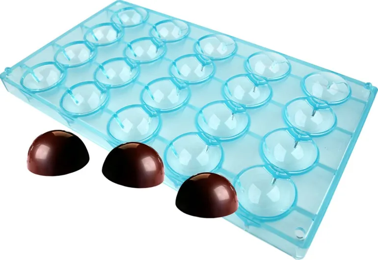 Moule chocolat 20 demi-sphères Ø 4,8 cm