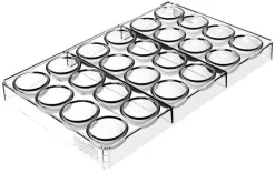 Moule chocolat 24 demi-sphères Ø 3,1 cm
