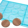 Moule chocolat 15 disques mendiant