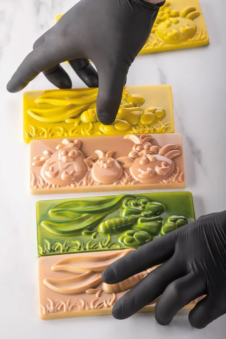 Moule chocolat Easter Bunny 3 tablettes Pavoni