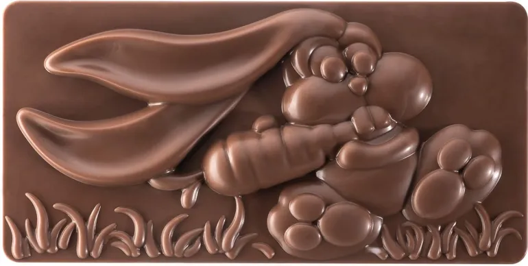 Moule chocolat Easter Bunny 3 tablettes Pavoni