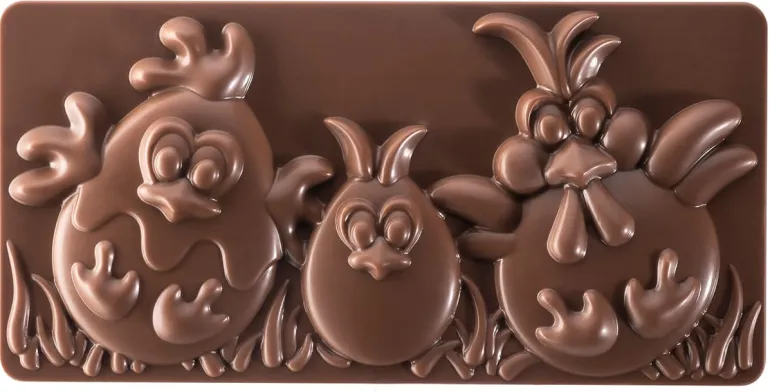 Moule chocolat Easter Friends 3 tablettes Pavoni