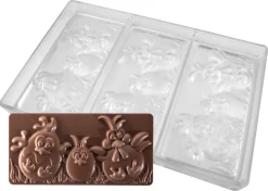 Moule chocolat Easter Friends 3 tablettes Pavoni