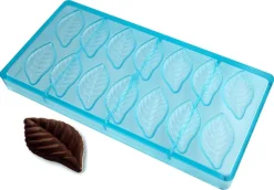 Moule chocolat 14 feuilles