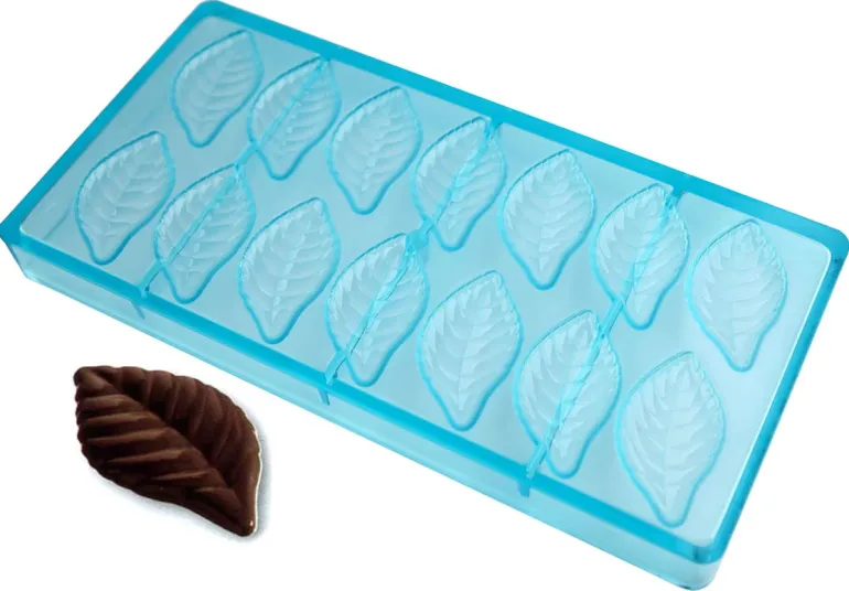 Moule chocolat 14 feuilles