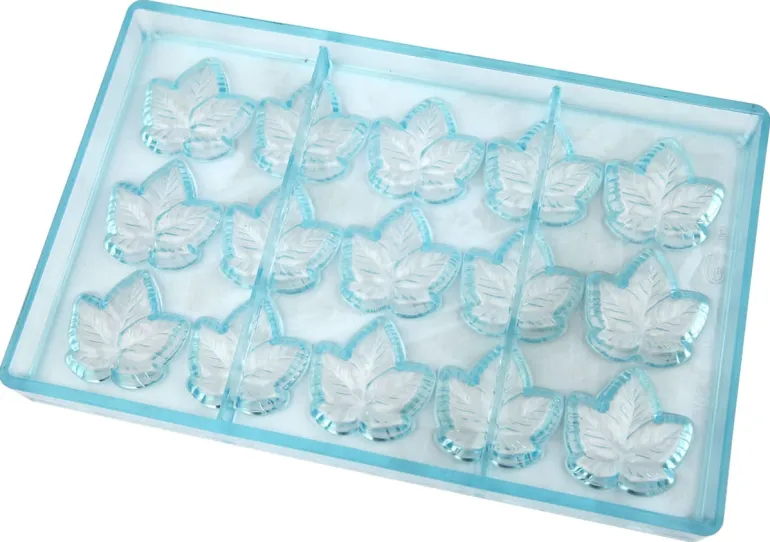 Moule chocolat 15 feuilles d'érable
