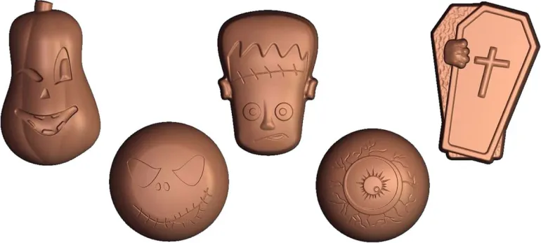 Moule chocolat Figurines Halloween