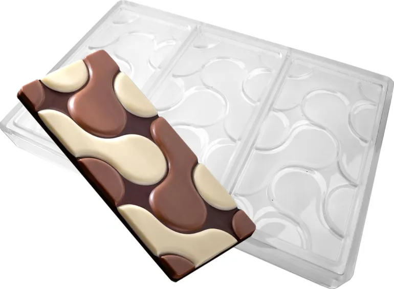 Moule chocolat Flow 3 tablettes Pavoni