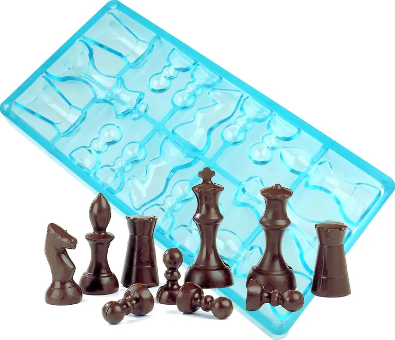 Moule chocolat jeu d'échec