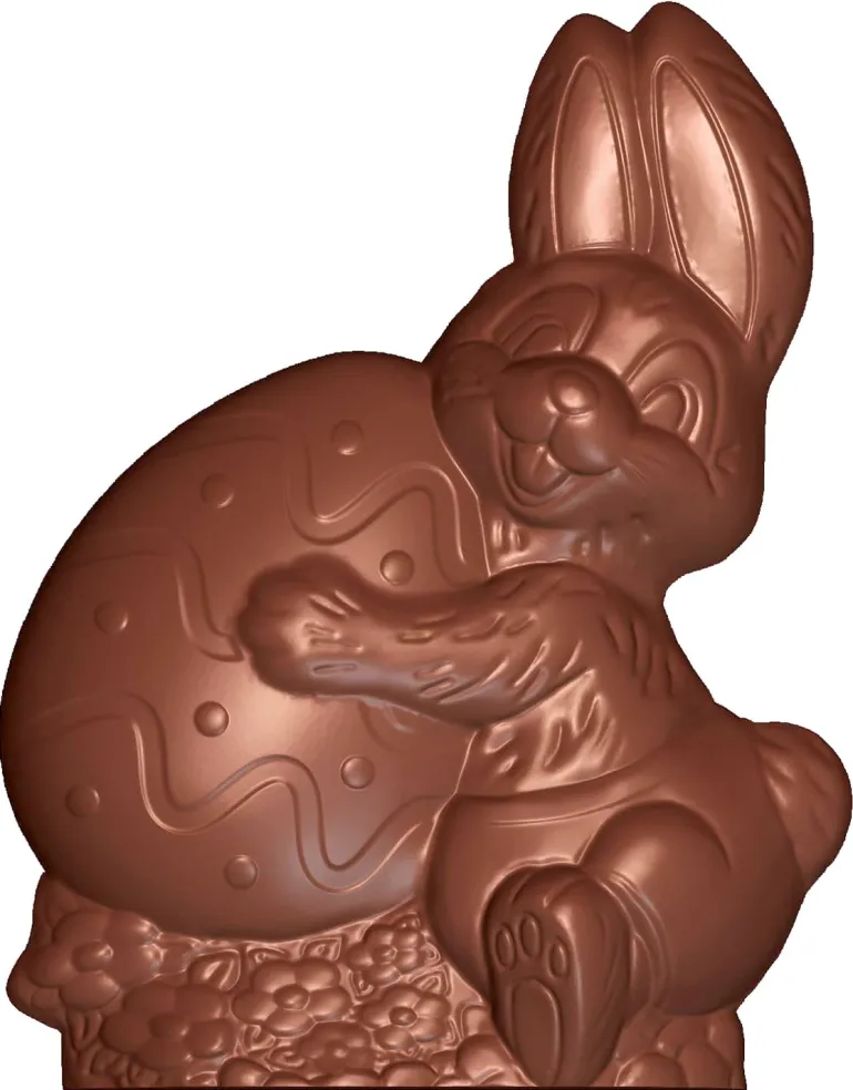 Moule chocolat Lapin et oeuf