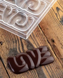 Moule chocolat Love 3 tablettes Pavoni