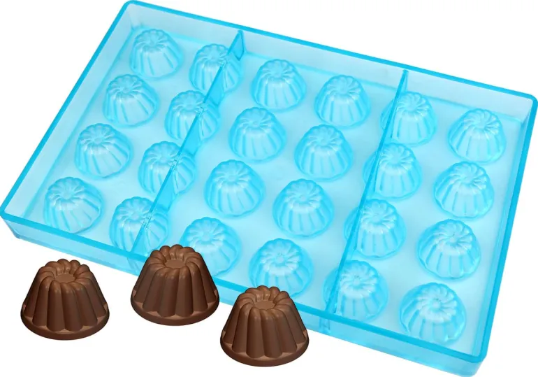 Moule chocolat 24 mini-kouglofs