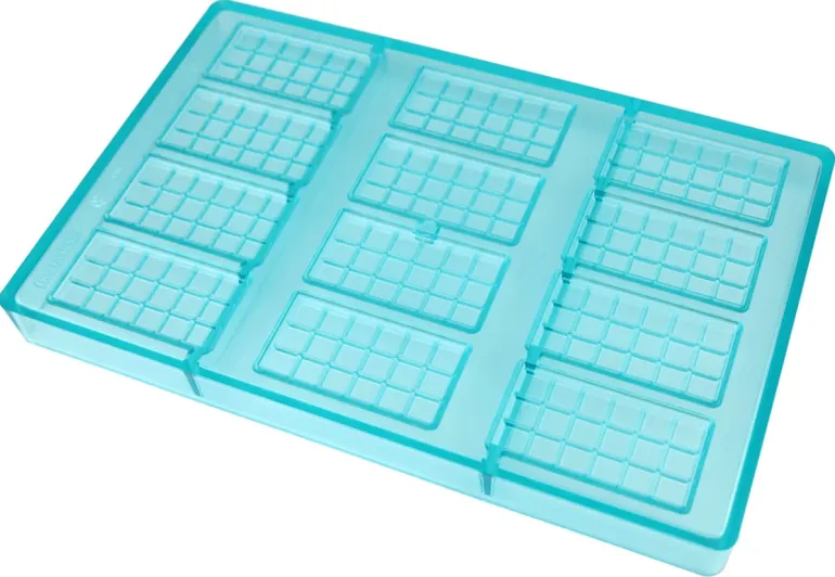 Moule chocolat 12 mini tablettes