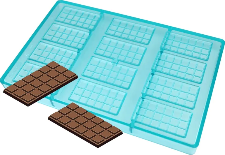 Moule chocolat 12 mini tablettes