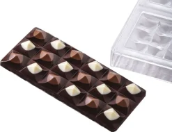 Moule chocolat Moulin 3 tablettes Pavoni