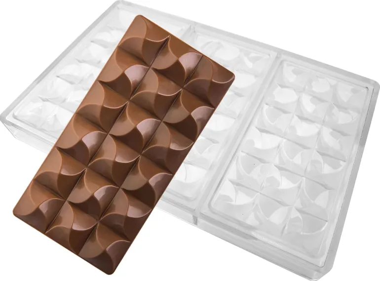 Moule chocolat Moulin 3 tablettes Pavoni