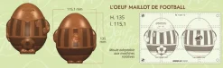 Moule chocolat Oeuf Maillot de foot L'Oeuf Maillot