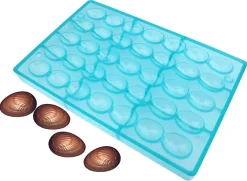 Moule chocolat 35 oeufs décor coquille