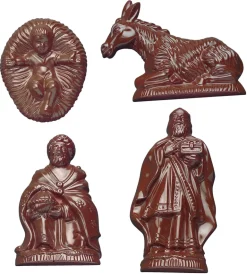 Moule chocolat 4 personnages de la crèche